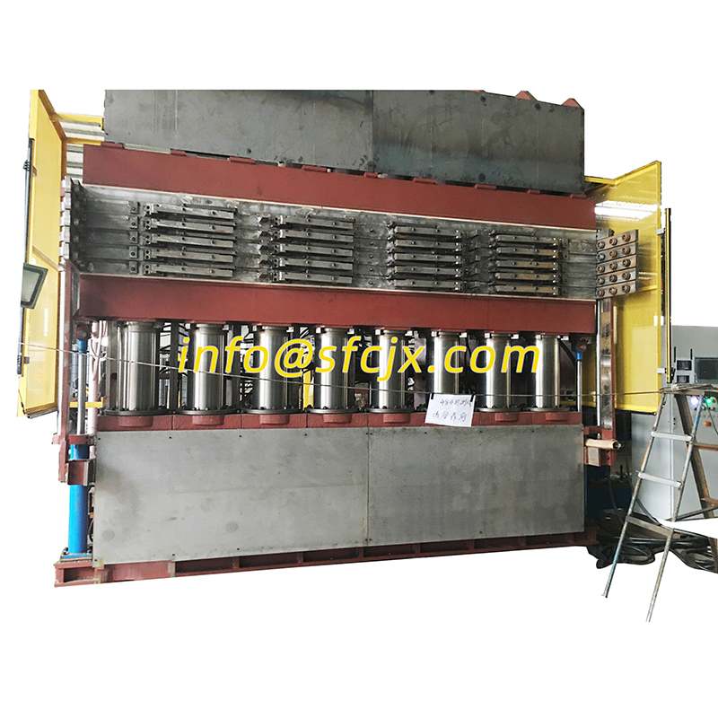 Side-Plate Tire Tread Vulcanizing Press
